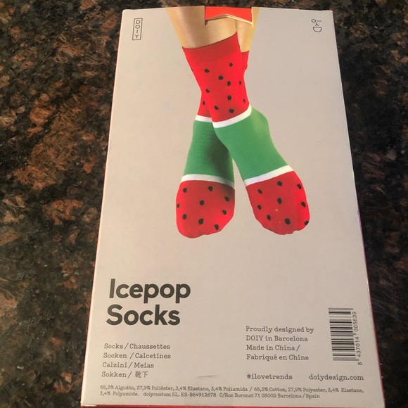 Icepop Socks - Watermelon - Picture 4 of 4